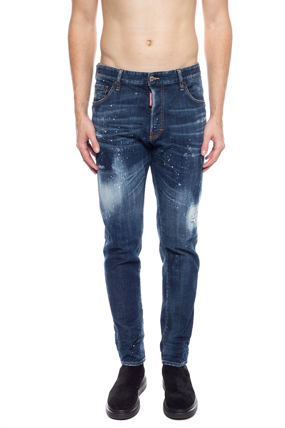 Navy blue 'Sexy Mercury Jean' distressed jeans Dsquared2 - Vitkac